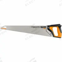 FISKARS Hand Saw: 22 in Blade Lg, Steel, 22 in Overall Lg, 13/9, Plastic (MPN 730720-1001). Key specifications — attr307094: Steel; attr307097: Plastic; attr307096: 9; attr324786: FISKARS.