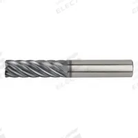 WIDIA HANITA Corner Radius End Mill: Carbide, AlTiN Coated, 7 Flute, 1" Mill Dia, 5" LOC, 0.06" Rad (MPN 7V2E25008CV)