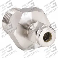 PARKER Compression Fitting Adapter: 3/8 in OD x 1/2 in Pipe Fitting Size, Compression x MBSPP (MPN 6MSC8R-316). Key specifications — Compatible Fitting Brands: Parker A-LOK; Brand: PARKER.