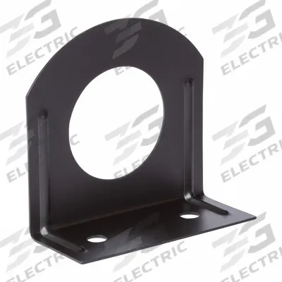 GROTE Flange, Steel: Steel, 4 1/4 in Lg, 4 1/8 in Ht - Vehicle Light Mounts & Brackets