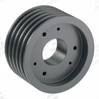 APPROVED VENDOR V-Belt Pulley: B74, 5 Groove, 7.75 in OD, Bushed Bore, SF, Quick Detachable (MPN 5B74SF). Key specifications — Pulley Industry Number: B74; Pitch Diameter: 7 in (4L, A); For Belt Section (broad, with similar types): 4L, A, or AX.