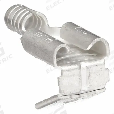 GRAINGER Wire Disconnect: Bare, 0.25 in x 0.032 in Tab - Non-Insulated Piggyback Disconnects