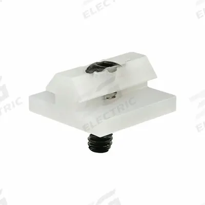 80/20 Sliding Door Glide: 25.4 mm x 25.4 mm x 23.4 mm, 25 Series, Unfinished - Door Hardware