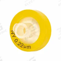 GLOBE SCIENTIFIC Syringe Filter: Non-Sterile, 0.22 um Pore Size, 10 mL Max Capacity - mL, Male (MPN SF-NYLN-2213). Key specifications — Housing Material: Polypropylene; Inlet Connection Gender: Female; Inlet Connection Type: Female Luer Lock; Outlet Connection Gender: Male; Brand: GLOBE SCIENTIFIC; Compatible Product Type: Male Luer Slip Outlet; Filter Material: Nylon; Outlet Connection Type: Male Luer Slip.