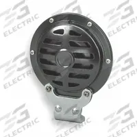 WOLO Electric Horn: 12V DC, High Tone, Electric, Black, Painted, 115 dBA Sound Level - Max, 1 Horns (MPN 370LC-12L2). Key specifications — Type: High Tone; Brand: WOLO; Compatible Vehicle Type: Material Handling Equipment; Finish: Painted; Includes: L-Mounting Bracket; Color: Black.