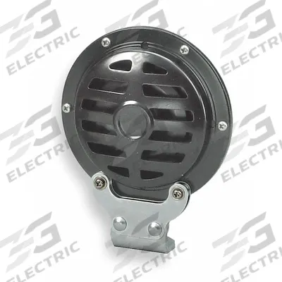 WOLO Electric Horn: 12V DC, High Tone, Electric, Black, Painted, 115 dBA Sound Level - Max - Electric-Powered Horns
