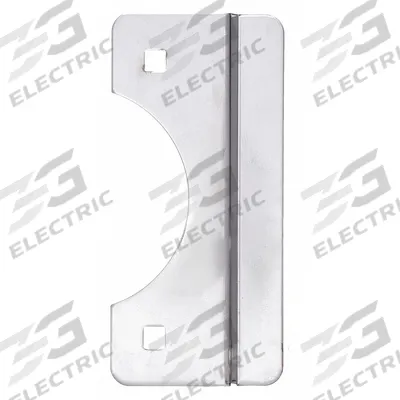 APPROVED VENDOR Door Latch Guard: 6 in Lg, 3 in Wd - Standard Latch Guards