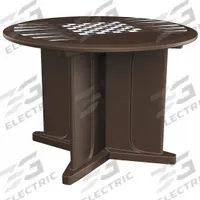 CORTECH Table: 29 in Overall Ht, 42 in Overall Dia, Game Top Included, Ballast Accepted, Brown (MPN 66749BNGT). Key specifications — attr1032567: CORTECH; attr1032564: Ballast Accepted; attr1032590: Polyethylene; attr1075036: Endurance.
