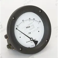 MIDWEST INSTRUMENT Differential Pressure Gauge: Back, 1/4 in NPT Female, ±3-2-3% Gauge Accuracy, 142 (MPN 142-SC-00-OO-25P). Key specifications — Sensor Type: Diaphragm; Series: 142; Housing Material: 316 Stainless Steel; Certificate of Calibration: Not Included; Gauge Accuracy: ±3-2-3%.