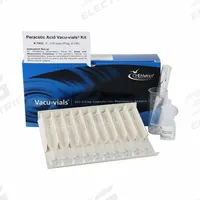 CHEMETRICS Water Quality Test Kit: Peracetic Acid, 0 to 5 ppm, 30 Tests (MPN K-7913). Key specifications — Includes: Ampoule Blank; Range: 0 to 5 ppm; Sensitivity: ≤0.10 ppm at 0 ppm±0.12 ppm at 0.40 ppm±0.25 ppm at 1.25 ppm±0.38 ppm at 3.75 ppm; Test Parameters: Peracetic Acid.