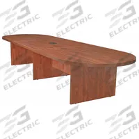 REGENCY Conference Table: Racetrack Oval, Laminate, Cherry, 168 in Overall Lg, 52 in Overall Wd (MPN LCTRT16852CH). Key specifications — attr987891: Slab Leg; attr987894: Laminate; attr987867: Laminate; attr987857: REGENCY; attr987872: Laminate.