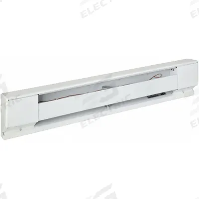 Dayton Electric Baseboard Heater: Residential Grade, 750W, Thermostat Not Included - Standard Electric Baseboard Heaters