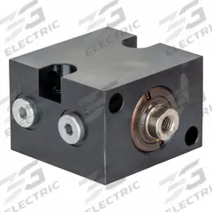 ENERPAC Block Hydraulic Cylinder: Double Acting, 3,800 lbf Nominal Capacity, 79/100 in Stroke Lg (MPN CDB18202). Key specifications — attr95641: Double Acting; attr95644: 0.45 sq in (Retract); 0.76 sq in (Advance); attr98894: ENERPAC; attr1099770: Horizontal.