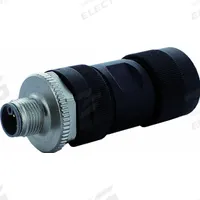 MURRELEKTRONIK Circular Connector: L Coded, 5 Pin, M12 Screw, IP67, Screw Terminals, Straight, PA (MPN 7000-P4591-0000000). Key specifications — Connector Body Type: Pin; Coding: L; Brand: MURRELEKTRONIK; Voltage Rating: 63V AC/63V DC; Thread Size: M12; Mounting Style: Screw; IP Rating: IP67; Housing Material: PA.