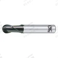 OSG Ball End Mill: Carbide, WXS Coated, 2 Flute, 10 mm Mill Dia, 15 mm LOC, 55 mm OAL (MPN 91101011)