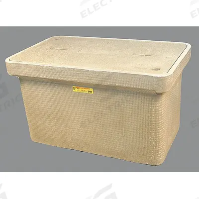 QUAZITE Underground Enclosure Assembly: 28 1/2 in x 15 1/2 in x 16 in Usable Int. - Underground Electrical Enclosures