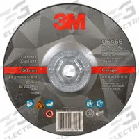 3M Cut-Off & Grinding Wheel: Type 27, 6" x 1/8" x 5/8"-11, Ceramic, 36 Grit, Cut & Grind (MPN 06466). Key specifications — Series: Cut & Grind; Brand: 3M.