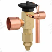 PARKER Thermostatic Expansion Valve: OE, For R-410A Refrigerant Type, Field Adj, 1 3/8 in Female (MPN OE-25-ZX200 7X11X2 ODF 5'). Key specifications — Brand: PARKER; For Refrigerant Type: R-410A; Strainer Type: Permanent; Superheat Adjustment: Field Adjustable; Manufacturer Part Number: OE-25-ZX200 7X11X2 ODF 5'.