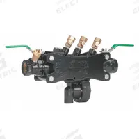 WILKINS Reduced Pressure Zone Backflow Preventer: 375XLB, Std Configuration, Bronze, 1 in Pipe Size (MPN 1-375XLB). Key specifications — Shut-Off Valve Type: Ball Valve; Connection Type: FNPT.