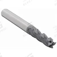 APPROVED VENDOR Square End Mill: Carbide, AlTiN Coated, 4 Flute, 3/16" Mill Dia, 5/8" LOC, 2" OAL (MPN 206-001107)