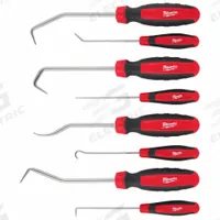 MILWAUKEE Hook/Pick Set: Chrome Vanadium Steel, Angle/Hook/Multi-Angle/Straight (MPN 48-22-9218). Key specifications — attr1004944: MILWAUKEE; attr1016102: Chrome Vanadium Steel; attr1016110: Plastic; attr1016098: Hook/Pick Set; attr1016101: Hook; attr1016108: Screwdriver; attr1016111: Storage Tray; attr1034911: Steel.