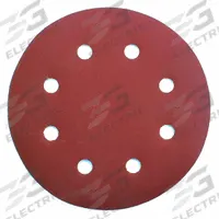 BN PRODUCTS USA Drywall Sanding Disc: Disc, 7 in, Hook and Loop, Cloth Backing, 400 Grit, 10 PK (MPN SDR7-400/10). Key specifications — attr913104: Aluminum Oxide; attr913107: Cloth; attr913116: 8; attr913105: Coated; attr913112: Very Fine; attr913110: Maroon; attr913108: C; attr913109: Open.