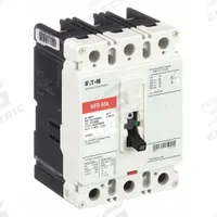 EATON Molded Case Circuit Breaker: 60 A Amps, 100kA at 240V AC, Fixed, ABC, Load Side Lug, Std, HFD (MPN HFD3060). Key specifications — attr217792: HFD; attr196056: 100kA at 240V AC; attr196057: Fixed; attr196058: ABC; attr196059: Load Side Lug; attr196061: 225A/F.