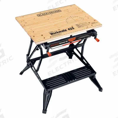 BLACK & DECKER Portable Project Center: Adj Ht, Steel - Portable Workbenches