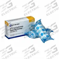 APPROVED VENDOR Gauze Wrap: 4 yd Dressing Lg, 2 in Dressing Wd, Gauze, Sterile (MPN B204). Key specifications — Water Resistance: Not Water Resistant; Unitized: Unitized; Standards: ANSI/ISEA Z308.1-2015; Manufacturer Part Number: B204; Package Type: Box; Product Type: Conforming Gauze Roll; Sterility: Sterile; Brand: APPROVED VENDOR.