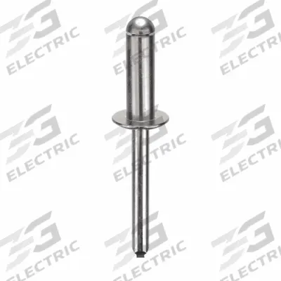 APPROVED VENDOR Blind Rivet,2 2/25 in L,1/4 in dia,PK100: Inch, 2 5/64 in Overall Lg, 3/4 in Body Lg - Domed-Head Blind Rivets