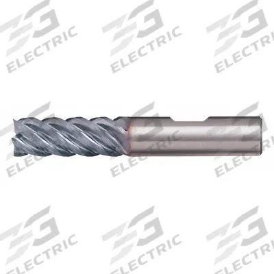 CLEVELAND Square End Mill: Carbide, 5 Flute, 1/2" Mill Dia, 5/8" LOC, 2-1/2" OAL (MPN C60440) - General Purpose Carbide Square End Mills
