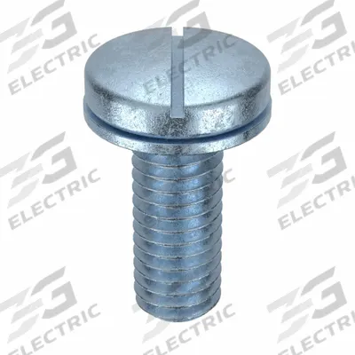 SEMS Screw: Internal Tooth, #10-32 Thread Size, 1/2 in Lg, Steel, Zinc-Plated - Machine Screws with Internal Tooth Lock Washers