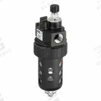 PARKER Compressed Air Lubricator: Mist, 1/4 in NPT, 90 cfm, 150 psi Max Op Pressure, Plastic Bowl (MPN 06L12BE). Key specifications — attr111774: Zinc; attr111402: 06L; attr111761: PARKER.