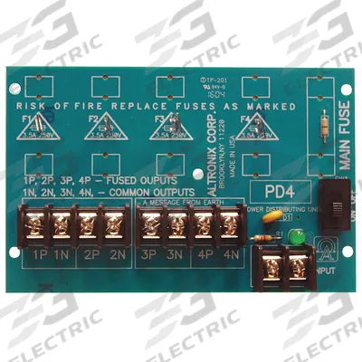 ALTRONIX Power Dist Module 4 Output PTC: Power Dist Module - Accessories for Power Supplies
