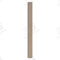 ASI GLOBAL Partition Column: Steel, Smooth Semi Gloss, Dark Khaki, 82 in Ht, 7 in Wd, 1 1/4 in Thick (MPN 40-91370703-09). Key specifications — Inner Core Type: Honeycomb; Brand: ASI GLOBAL PARTITIONS; Color: Dark Khaki; Finish/Texture: Smooth Semi Gloss.
