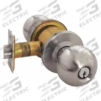 ARROW Door Lockset: Storeroom Knob Locksets, Stainless Steel, Interchangeable Core, ADA Compliant (MPN RK12BD 32D). Key specifications — Lockset Style: Ball.