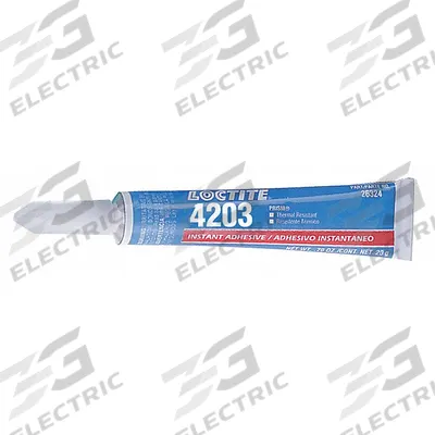 LOCTITE Instant Adhesive: 4203, Rubber, 0.7 fl oz, Tube, Clear, Thin Liquid - Instant Adhesives for Rubber & Leather