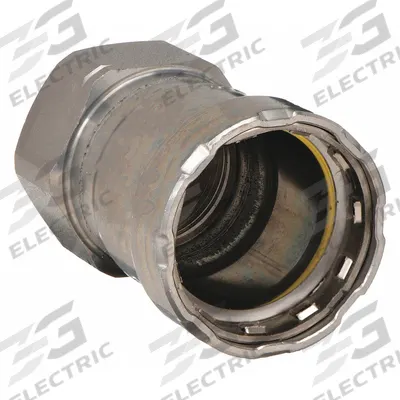 VIEGA MEGAPRESS Crimp Adapter Fitting: 1 1/4 in Pipe x 3/4 in Pipe Size, Press-fit x FNPT - Gas Steel Press Pipe Fittings