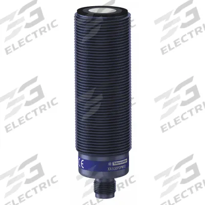 TELEMECANIQUE SENSORS Cylindrical Ultrasonic Sensor: 30 mm Dia, Built-in Connector, 5 - Pin M12 - Cylindrical Sensors with Built-in Connectors