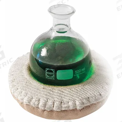 BRISKHEAT Heating Mantle: 1 L Capacity, 380 W Watt - Max, Fiberglass Cloth - Cloth-Housed Lower Hemispherical Heating Mantles