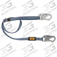 CONDOR Positioning Lanyard: Steel Snap Hook, Steel Snap Hook, 6 ft Lg, 425 lb Capacity, Adj Lg (MPN 45J293). Key specifications — Color: Blue; Brand: CONDOR; Adjustable Length: Yes.