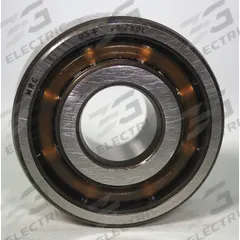 MRC Angular Contact Ball Bearing: 3202/5202, 2 Rows, 30°, Open, ABEC 1, Steel Cage, 15 mm Bore (MPN 5202SB). Key specifications — Bearing Industry Number: 3202/5202; Brand: MRC; Contact Bearing Type: Angular Contact; Matched Bearing Type: Not Matched/Single Bearing; System of Measurement: Metric; Bearing Type: Single Bearing.