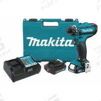 MAKITA Screwdriver Kit: 1/4 in Drive Size, 0 in-lb to 250 in-lb, 0 in-lb Torque - Min, Brushed, LXT® (MPN FD10R1). Key specifications — attr1190356: General Purpose Screwdriver; attr1169645: Brushed.
