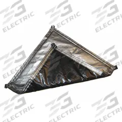 MAURITZON Tarp: 15.5 ft Lg, 11.42 ft Wd, Std Duty, 5 mil, Polyethylene, Black/Silver, 6.3 oz/sq yd (MPN ITP-02-1216). Key specifications — Color: Silver; Brand: MAURITZON.