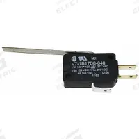 HONEYWELL Miniature Snap Action Switch: Lever Actuator, 1NO/1NC, Quick Connect (MPN V7-1B17D8-048). Key specifications — AC Contact Rating: 11 A @ 277 V; Electrical Connection: Quick Connect; Series: V7; Brand: HONEYWELL.