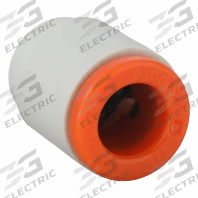 SMC Push-Fit Cap: 1/4 in OD Size, Push-to-Connect, Polybutylene Terephthalate - Polybutylene & Brass Tube Fittings