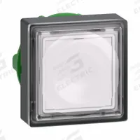 SCHNEIDER Flush Push Button: 22 mm Mounting Size, Non-Metallic, Momentary (MPN ZB5CW313). Key specifications — Brand: SCHNEIDER; Action: Momentary; Series: XB5; Push Button Material Type: Non-Metallic.