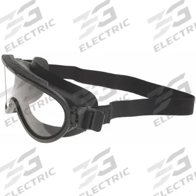 PAULSON Safety Goggles: Clear, Indirect Venting, Elastic - Standard Firefighting Safety Goggles