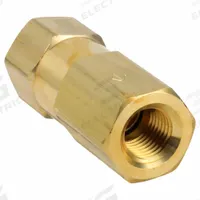 CONTROL DEVICES Check Valve: In Tank, Brass, 1/4 in (F)NPT, 1/4 in (F)NPT, 450 psi Max. Pressure (MPN IC25-AB). Key specifications — attr291949: 1/4 in (F)NPT; attr291950: 1/4 in (F)NPT; attr291957: Brass; attr294749: CONTROL DEVICES.