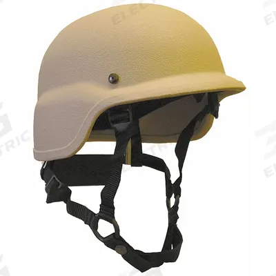 UNITED SHIELD Level IIIA Lightweight Helmet: L Fits Hat Size, Suspension, Tan, Aramid
